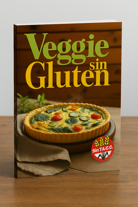 Veggie Sin Gluten: 300 Recetas + 6 Libros de Regalo (Recetario Digital)